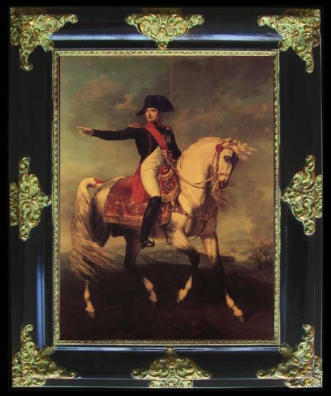framed  Natoire, Charles Joseph Horseman likeness of Napoleon I, Ta119